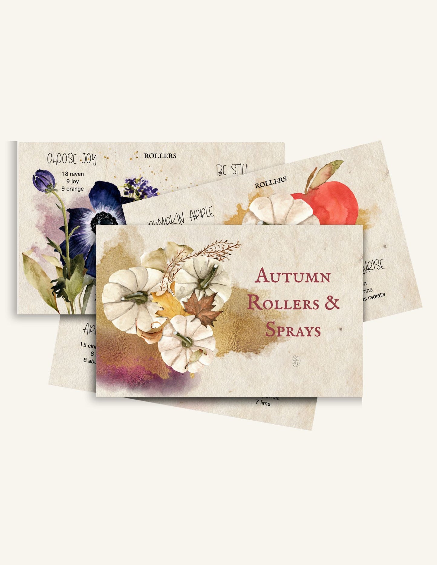Autumn Rollers & Sprays Recipes