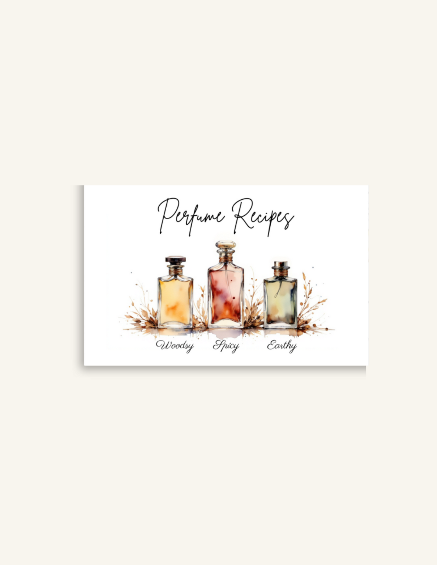 Woodsy, Spicy & Earthy Perfume Book