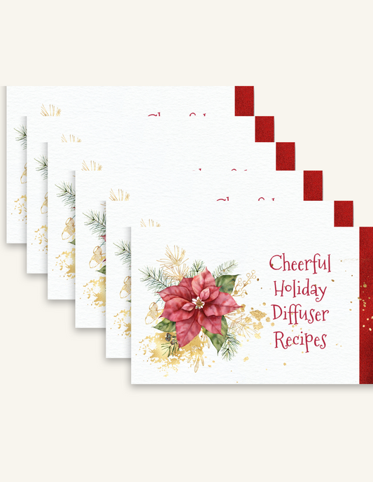 Cheerful Holiday Diffuser Recipes (5 pack)