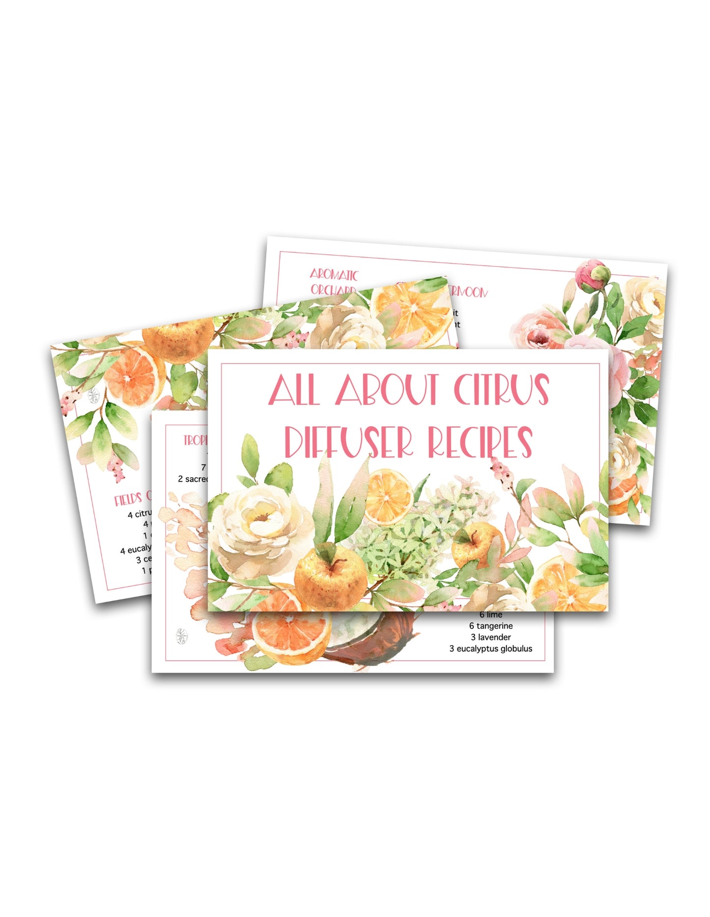 All About Citrus Diffuser Recipes