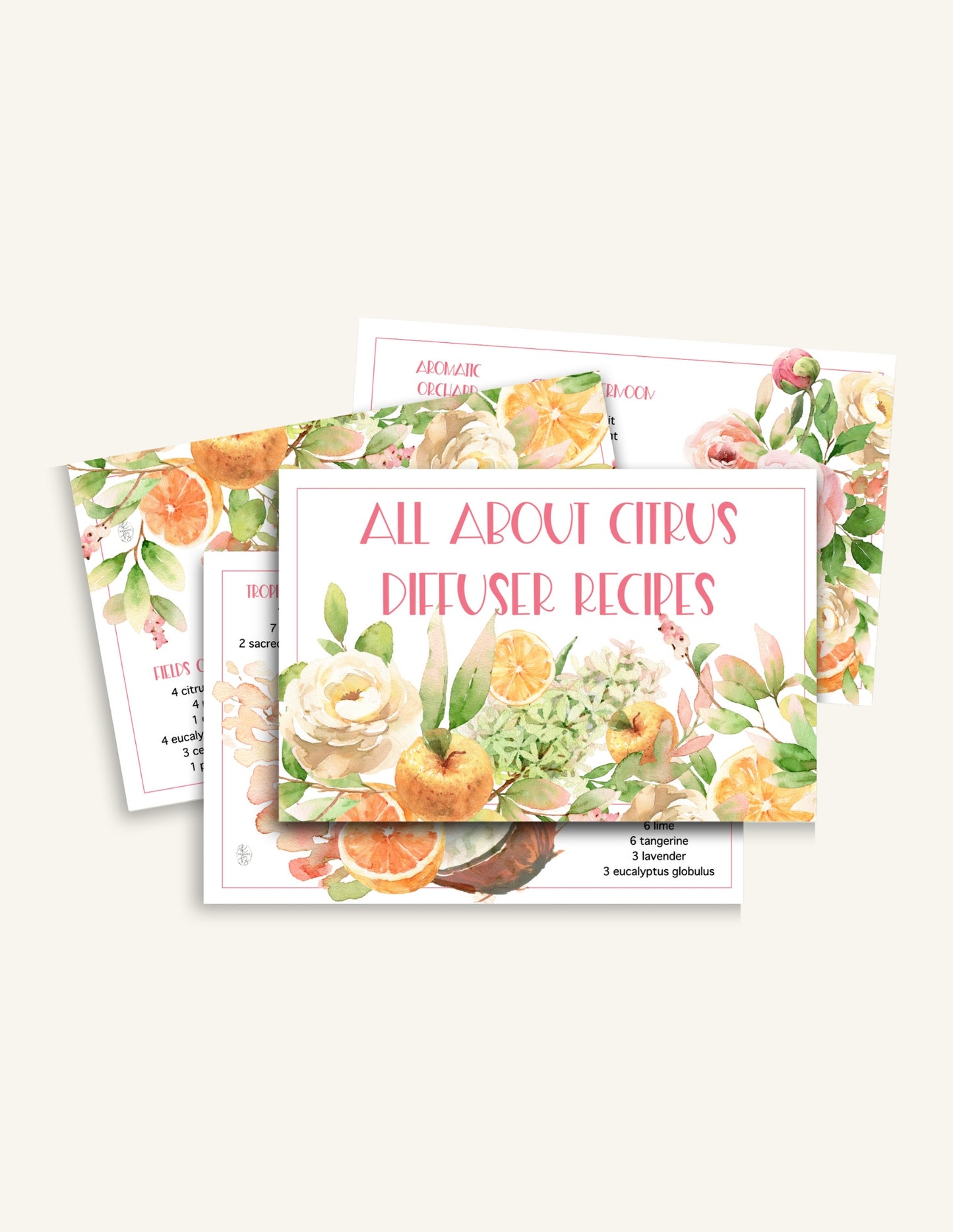 All About Citrus Diffuser Recipes