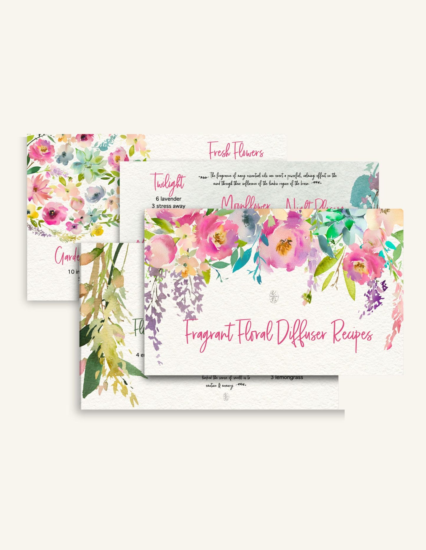 Fragrant Floral Diffuser Recipes