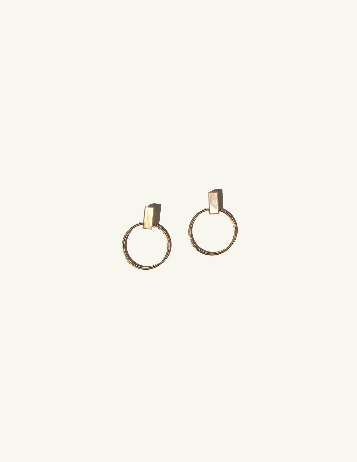 Mother of Pearl Earrings, Artisan Collection