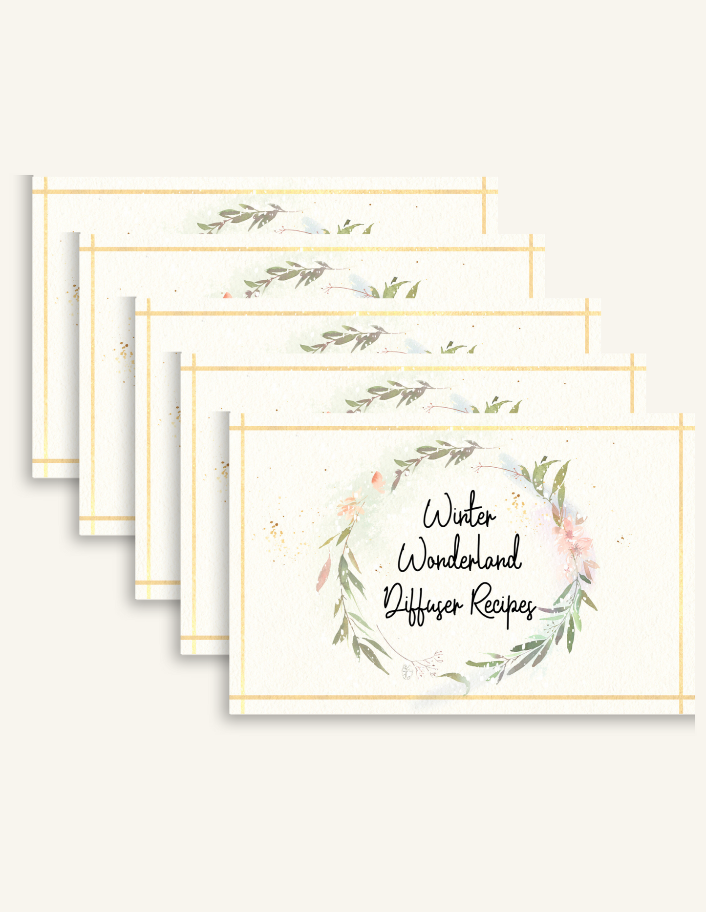 Winter Wonderland Diffuser Recipes (5 pack)