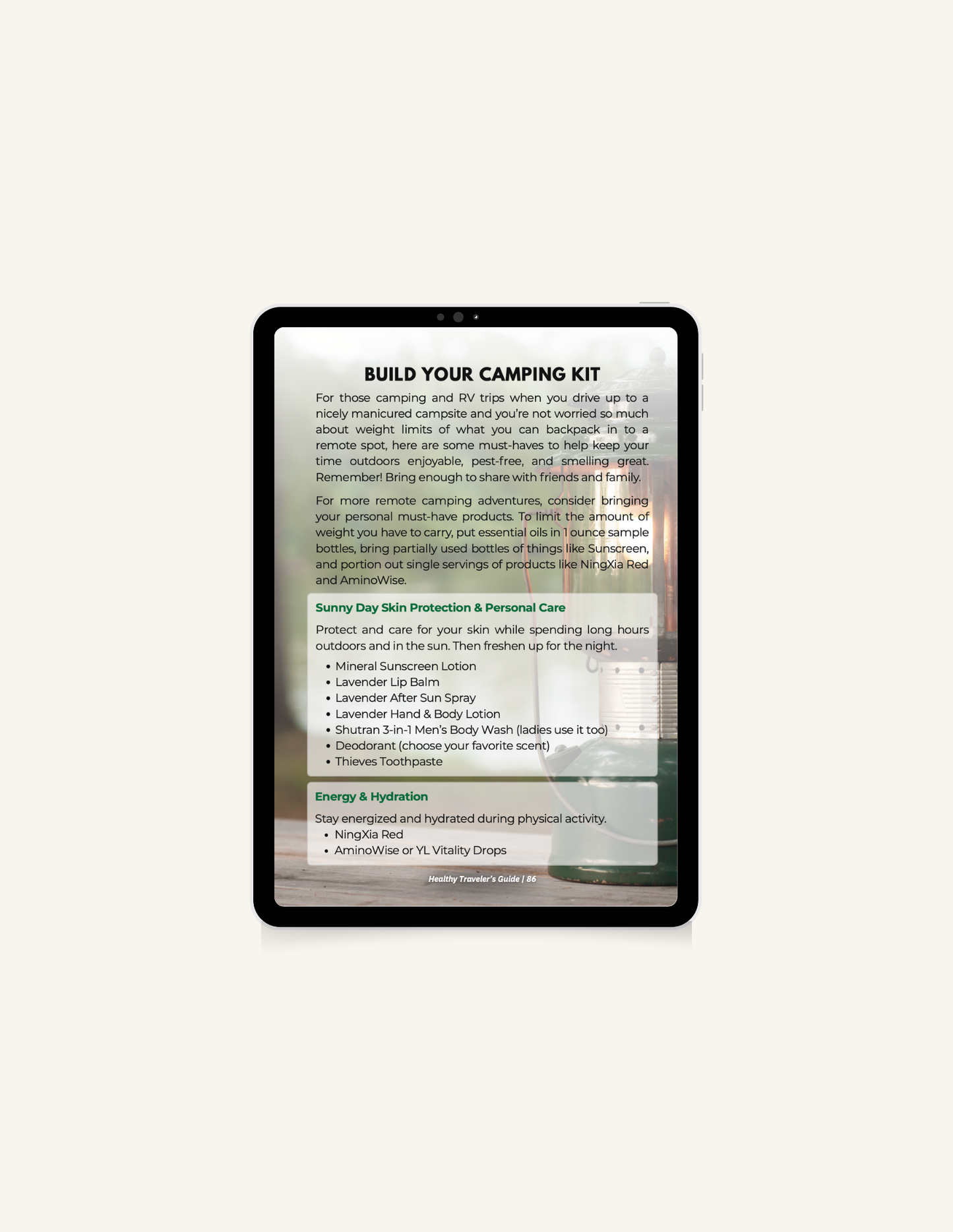 Essential Oils for Travel (Digital Download)