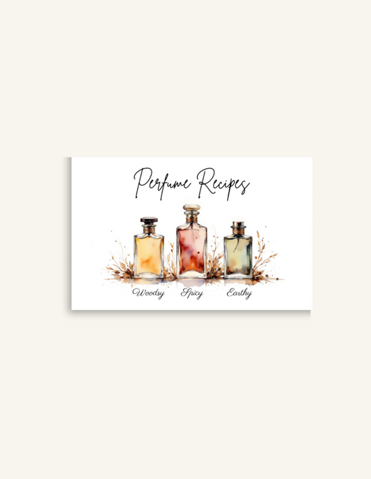 Woodsy, Spicy & Earthy Perfume Book