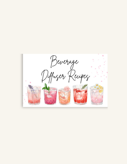 Beverage Diffuser Recipes