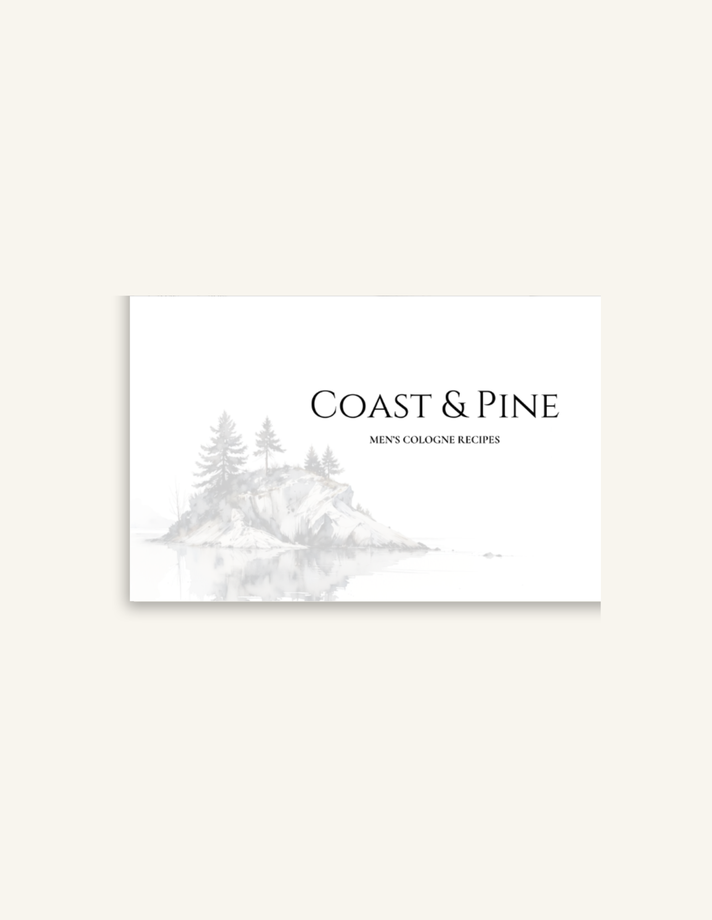 Coast & Pine Men's Cologne Recipes