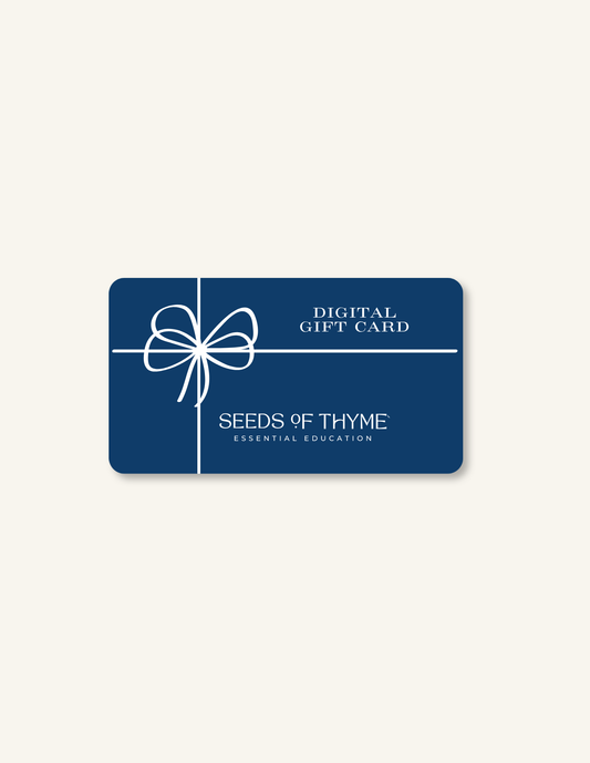 Seeds of Thyme Digital Gift Card