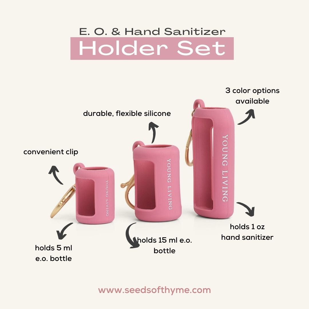 Essential Oil & Hand Sanitizer Holder Set