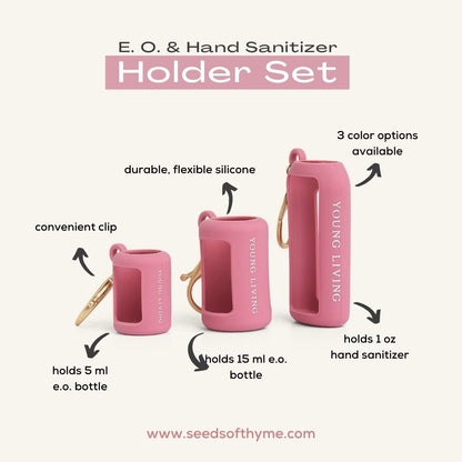 Essential Oil & Sanitizer Holder Set