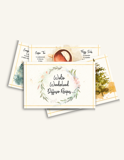 Winter Wonderland Diffuser Recipes (5 pack)